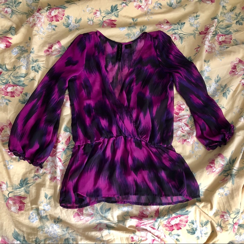 ModCloth Petticoat Alley Peplum Top